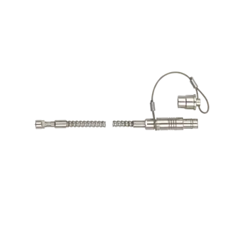 Connection cable for piezoelectric sensors, 10-32 pos. – Fischer SE102 pos. / 1950A These connection cables are highly insulating, low-noise coaxial cables with a metal protection against external influences.