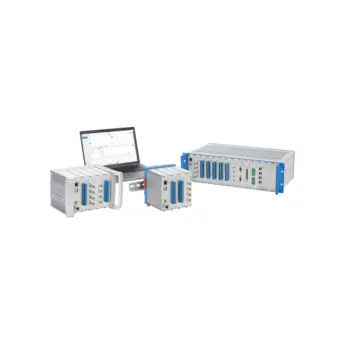The modular KiDAQ hardware can be configured flexibly with an application-specific selection of inputs.