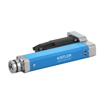 NC joining module NCFx Pro, servo press angled, piezoelectric sensor 20 kN, 200 mm stroke, with holding brake
