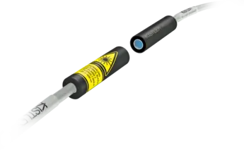 Through-beam sensors in round housing, laser red light, distance up to 1000 mm, S2 4- and 7-pin plug, external electronics / PGL/S2 These split laser through-beam sensors in a round housing are suitable for large distances.