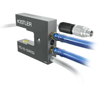 Fork light barriers, infrared, fork width 10 to 40 mm, plug S2 7-pin, external electronics, with cleaning nozzle / PS/R/S2 These plug-in fork light barriers with cleaning nozzle are suitable for use even under highly oily or dusty operating conditions.
