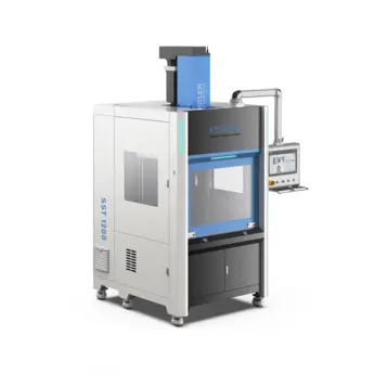 Assembly press workstation for automated joining up to 300 kN, 400 mm stroke