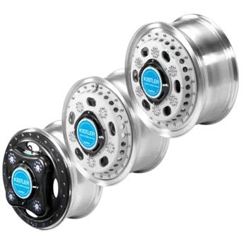 Acquire road load data – RoaDyn S6xy wheel force transducers RoaDyn wheel force transducers from Kistler measure road load data on test tracks