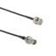 Coaxial cables with EMI suppression ferrite for distance extension.